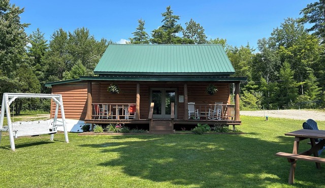Lakefront cottage on Trout Lake at the foothills of the Adirondack Mountains.