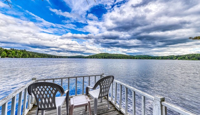 Lakefront Cottage with Screened Gazebo, Dock, and Two Acres of Space