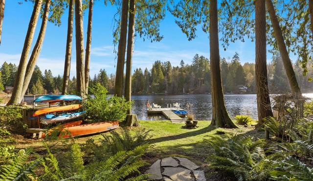 Lakefront Cottages/dock/kayaks/grill/firepit/views/easy access to Seattle