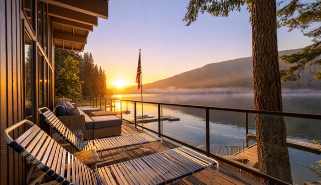 Lakefront | Dock | Hot Tub | Deck | Dogs | Views