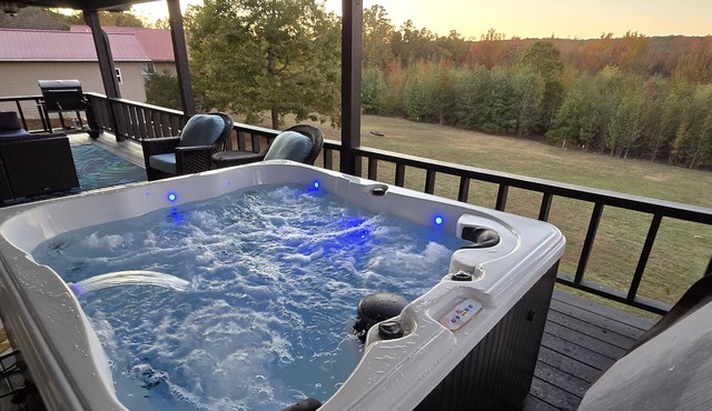 Lakefront Escape Hot Tub & it's New!