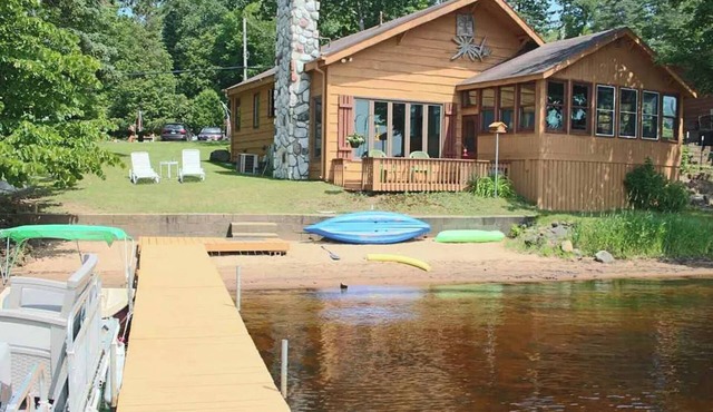 Lakefront Escape on Amnicon Lake with Pontoon Rental & Private Beach