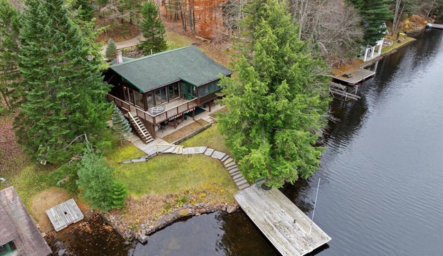 Lakefront Escape, On Snowmobile Trail, Near Town