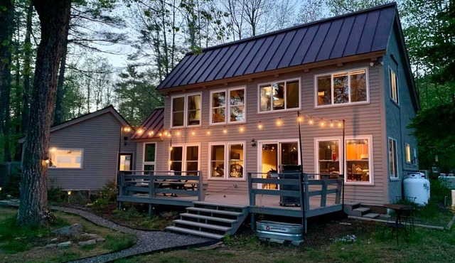 Lakefront Escape w/Water Views from Every Room, Wooded Yard & Sunny Dock