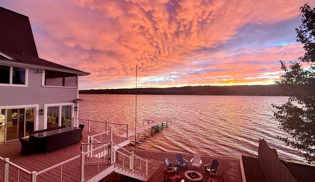 Lakefront Estate | Pool, Hot Tub, Game Barn | Sleeps 16+