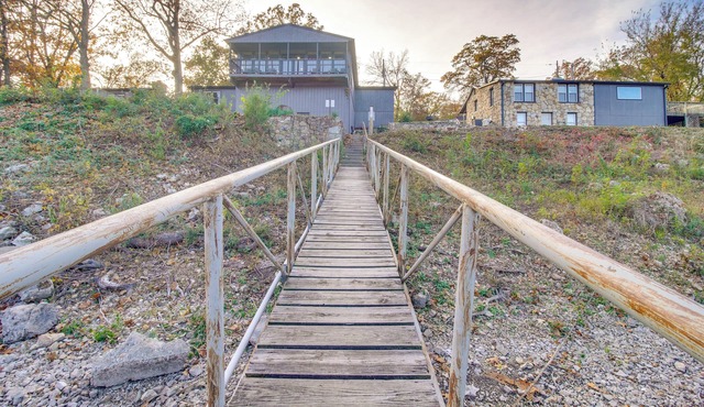 Lakefront Eucha Escape w/Views & Boat Slip!