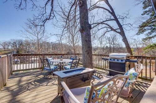 Lakefront Eucha Escape with Views and Boat Slip!