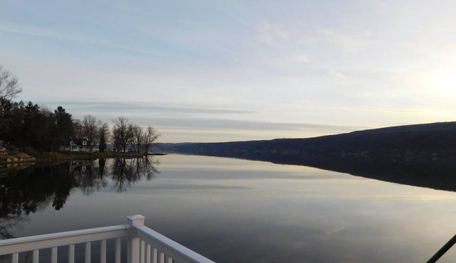 Lakefront, family friendly home with beautiful lake frontage; unobstructed views