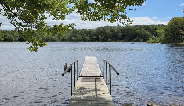 Lakefront Family Home with AC, Dock, Beach & Screened Deck