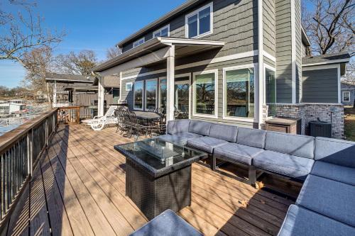 Lakefront Family Home with Dock and Views in Vinita!