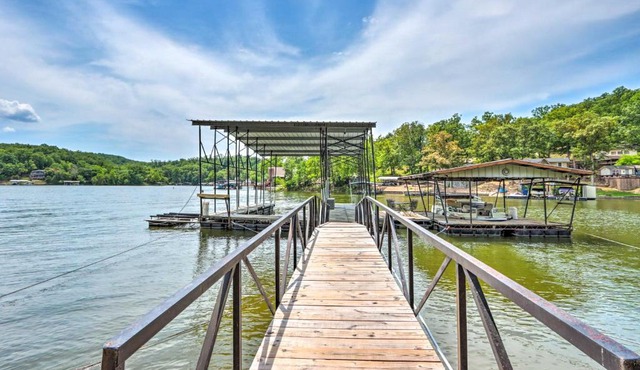 Lakefront Family Retreat with Boat Slip and Dock!