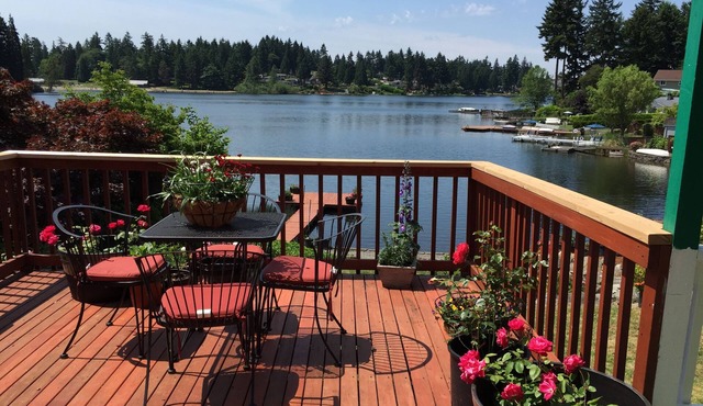 Lakefront- fenced - no animal- allergies