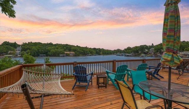Lakefront Fishing Retreat w/Dock, Hot Tub & Deck Views