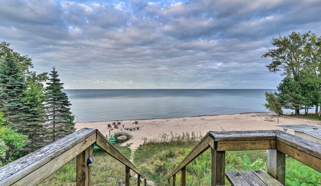 Lakefront Forestville Paradise with Private Beach!