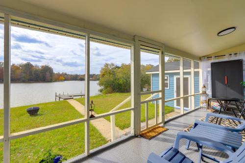 Lakefront Getaway with Dock and Views in Macon!