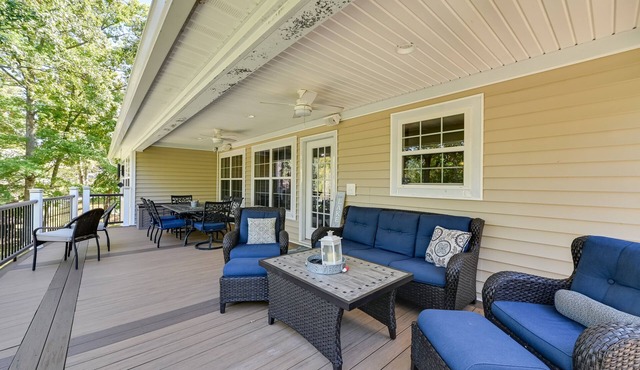 Lakefront Gilbertville Haven w/Private Boat Dock!