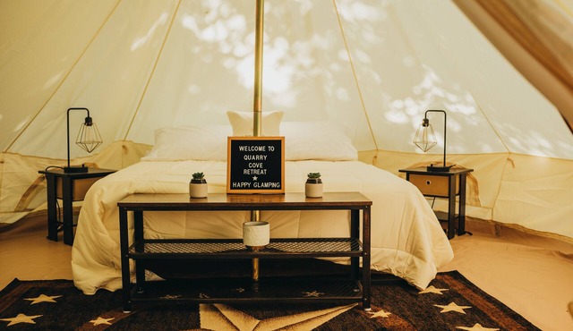 Lakefront Glamping Resort Cherokee Lake Tennessee Site 2