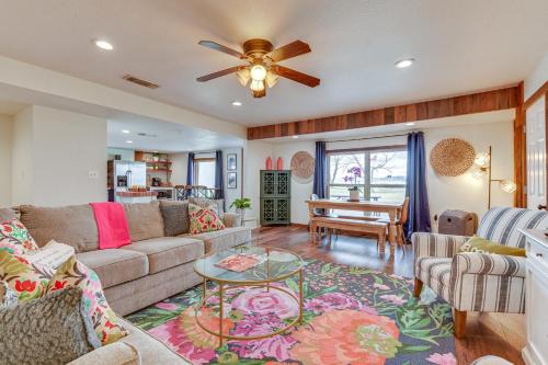 Lakefront Graford Home w/Fire Pit + Private Dock!