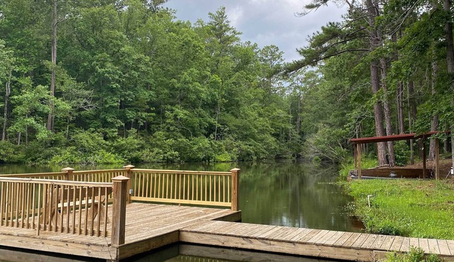 Lakefront Hamilton Cabin w/Dock & Fire Pit!
