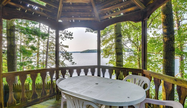 Lakefront Harrisville Cabin w/Dock & Decks!