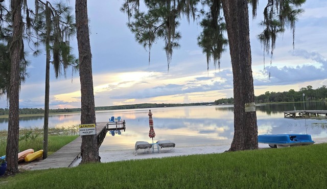 Lakefront home - country setting - just a little piece of paradise.