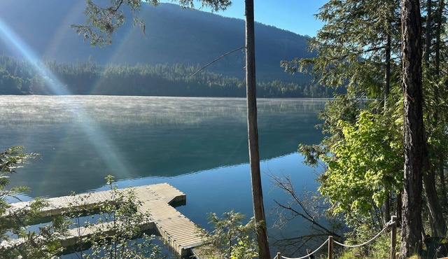 Lakefront home on Bull Lake! Water ski off private deep-water dock w/boat slip.