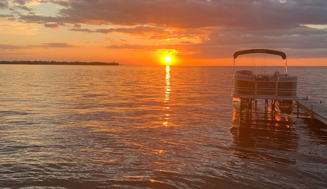 lakefront home on Houghton Lake