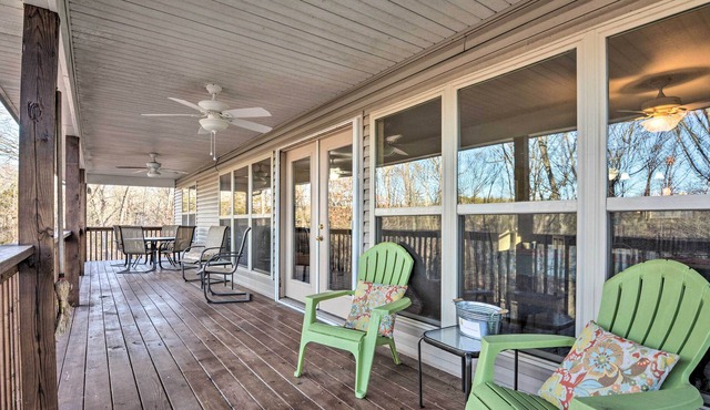 Lakefront Home on Table Rock w/ Fire Pit & Grill!