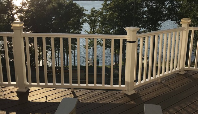 Lakefront home on the Great Sacandaga Lake with sunset views and 110 ft frontage