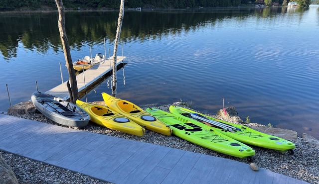 Lakefront Home on Trout Lake, Hermon, NY w/Kayaks, Paddleboards, and Fire Pit