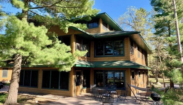 Lakefront Home on the Whitefish Chain - Outdoor Pool, Pickleball Courts and More