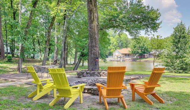 Lakefront Home w/Kayaks & Dock in Hot Springs!