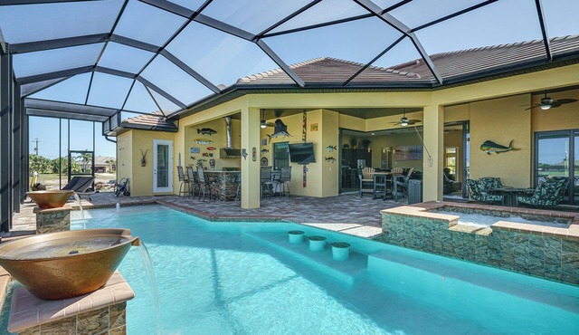 Lakefront Home w/Private Dock in Cape Coral!