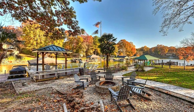 Lakefront Home w/Prv. Dock, Tiki Bar & Firepit | Shore to Please by AvantStay