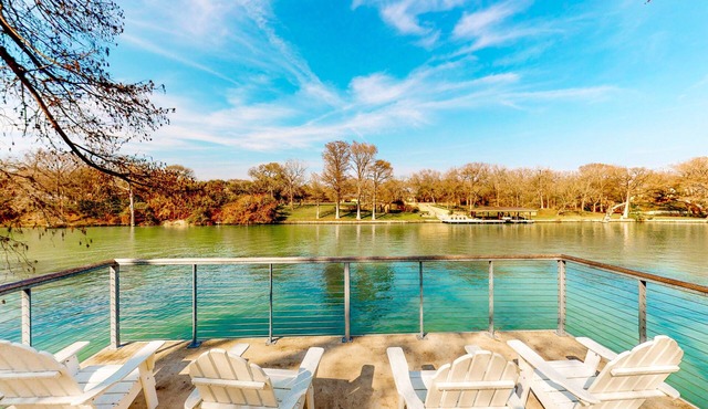 Lakefront home with hot tub, dock, kayaks, central AC, & great lake views