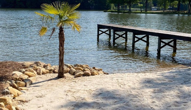 Lakefront Home with Private Beach