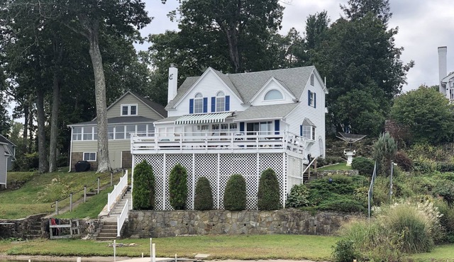 Lakefront home with panoramic water views! Get away from it all on Coventry Lake