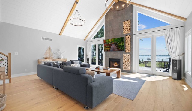 Lakefront Home with Private Pier and Fire Pit