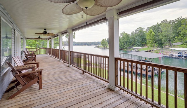 Lakefront Horseshoe Bend Home w/Boat Dock!