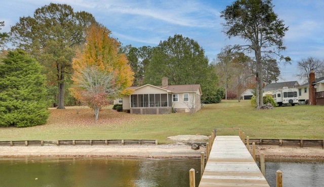 Lakefront House w/Boat Ramp, Dock & Sunset Views!