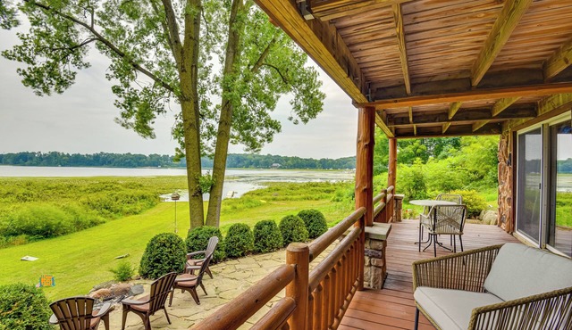 Lakefront Jones Cabin w/Private Dock & Game Room!