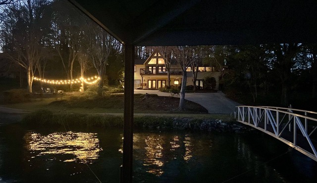 Lakefront Keowee home w open water views + private dock, boat ramp & fire pit