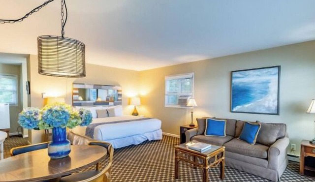 Lakefront king studio with queen sofa sleeper