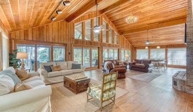 Lakefront-Lake Haus at Indian Creek South Toledo Bend-Fishing, Boating