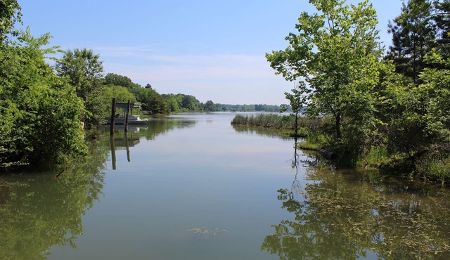 Lakefront, large yard, close to Chattanooga, 9 beds, private dock, pets ok