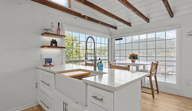 Lakefront Lodge with WiFi, BBQ Grill, and Boat Dock!