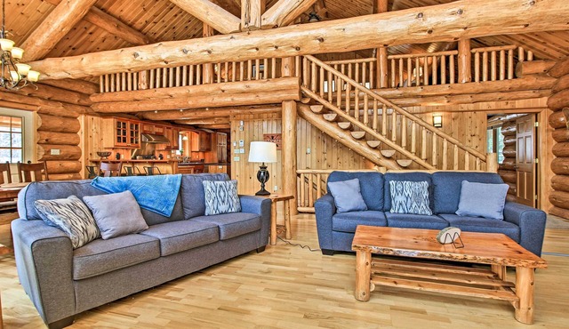 Lakefront Log Cabin w/Dock ~ 9 Mi to Lutsen Mtn
