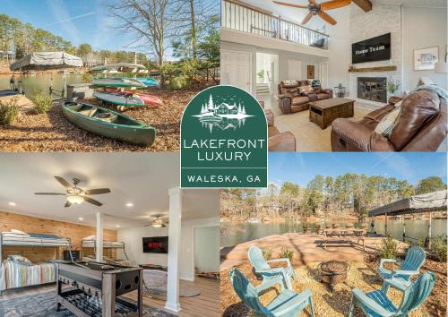 Lakefront Luxury Boat Slip Kayaks Game Room