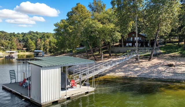 Lakefront Luxury Log Cabin on Grand Lake O’ the Cherokees