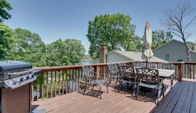 Lakefront Missouri Vacation Rental with Dock and Slip!